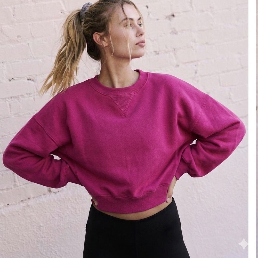 7 for All Mankind Sweatshirt Relaxed Fit XS - Picture 3 of 9